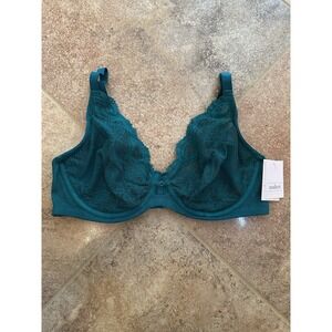 Auden Women's Unlined Underwire Balconette Bra Size 38D Brand New!